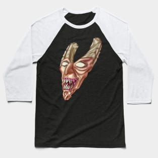 A Happy Krampus is a Scary Krampus Baseball T-Shirt